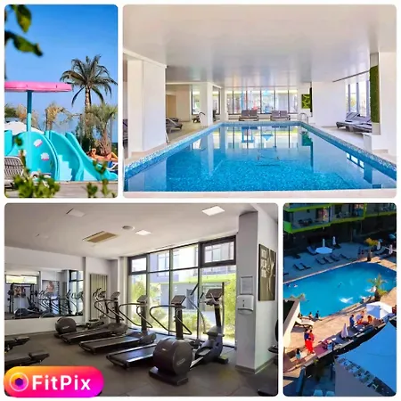 Apartament Breeze Large Family - Pool & Langa Plaja *